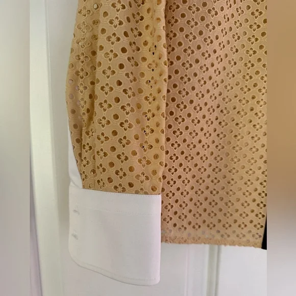 Tory Burch Honeycomb Eyelet Shirt - Picture 2 of 6